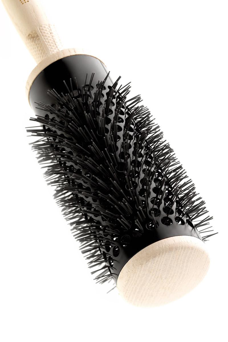 Wooden Therman Brush 24 mm - Haarborstel - Ronde borstel