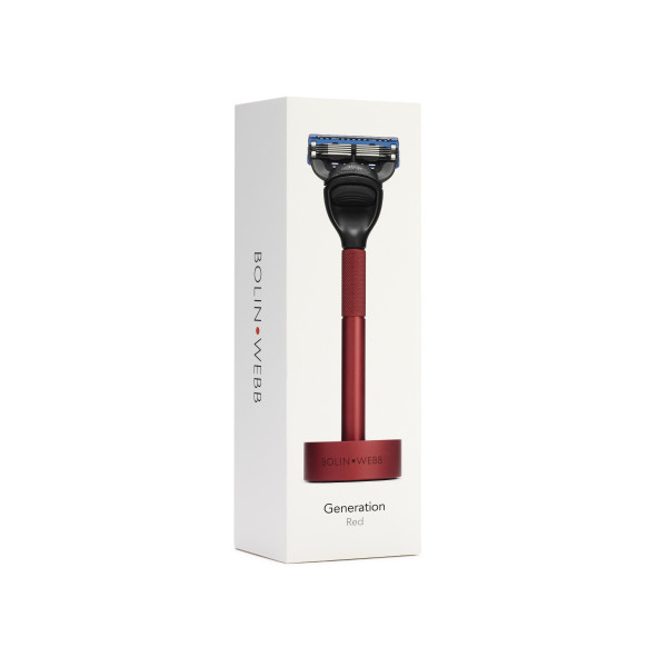 Generation Razor-set red | Set met scheermes en houder