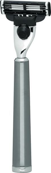Erbe Scheermes | Gillette® Mach3® | Metalen titanium verfijnd "Serie Premium Design NEW YORK".