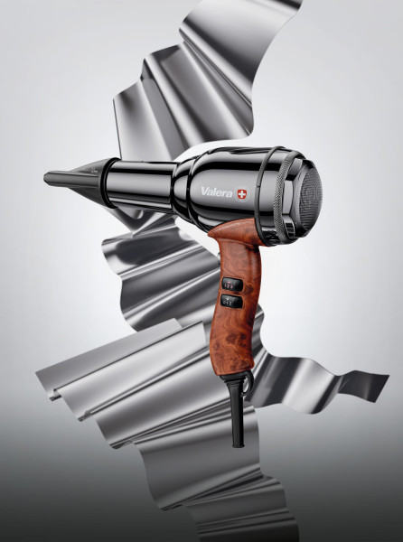 Haardroger SWISS STEEL MASTER DIGITAL BLACK-CHROME