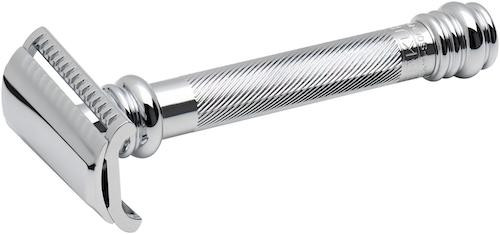 Safety razor 39C BARBER POLE | lang handgreep | verchroomd