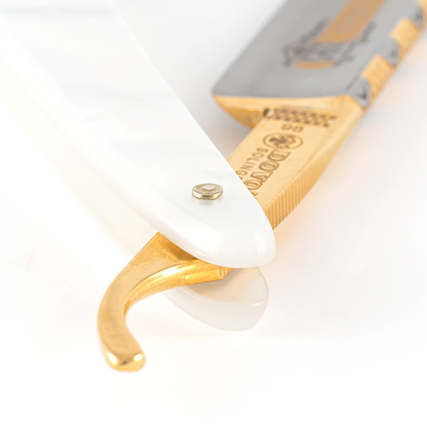 Open scheermes 5/8" carbon | Solingen Acryl Parelmoer