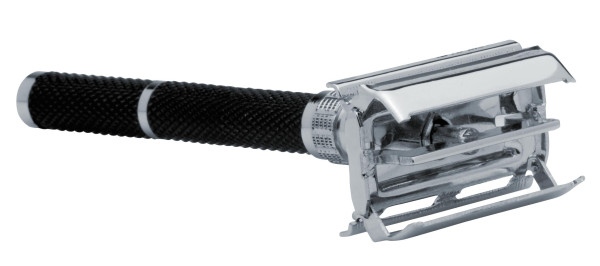 Safety razor black checkered zwarte geruit