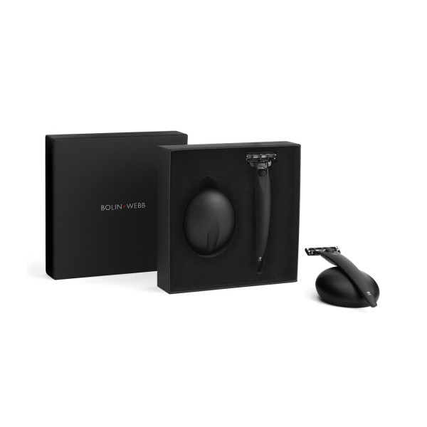 R1 Matte Geschenkset met scheermes en houder