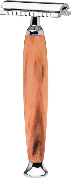 Erbe Safety razor traditionele olijfhout "MILANO"