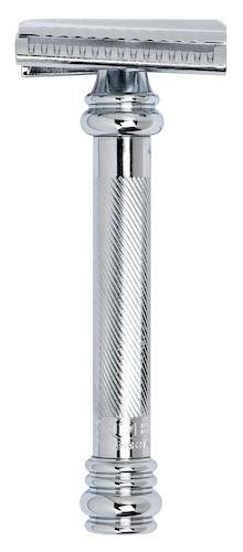 Safety razor 39C BARBER POLE | lang handgreep | verchroomd