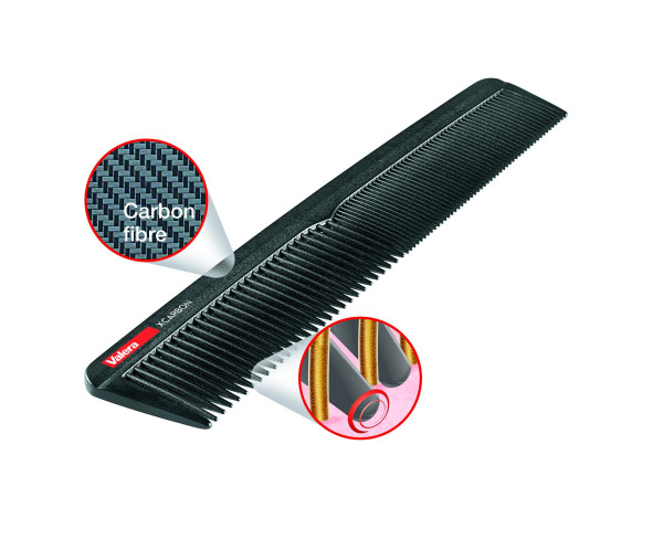 Koolstofvezelkam X-CARBON Staartkam Tail Comb