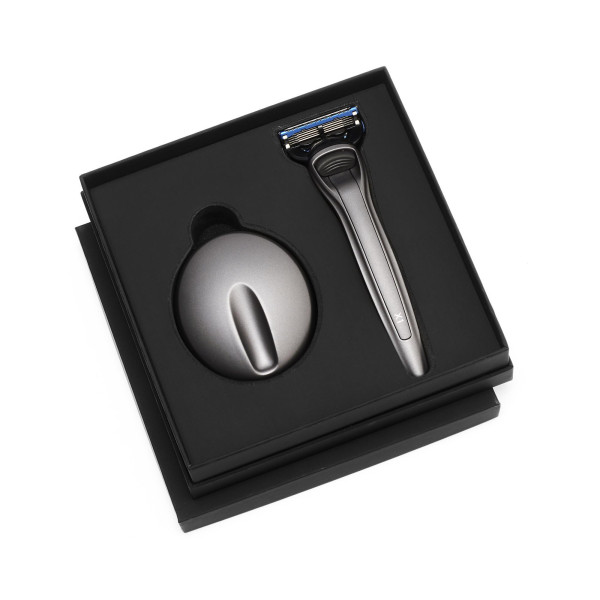 Bolin Webb X1 Mat Graphite | Set met scheermes en houder