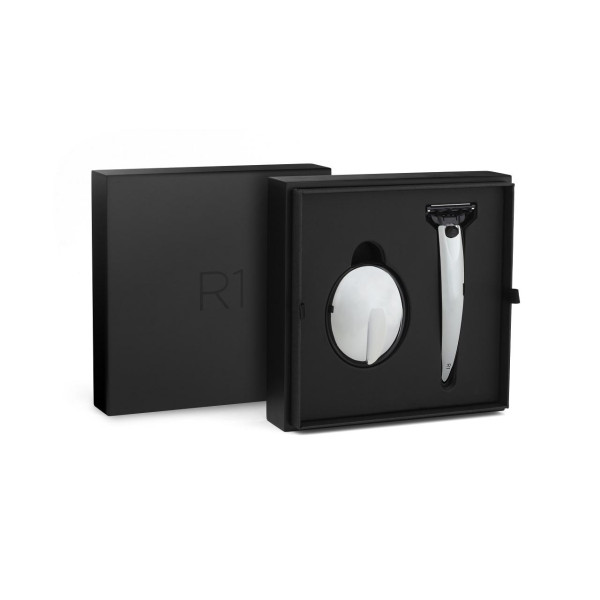 Bolin Webb R1 Chroom Gift Set scheermes met scheermeshouder